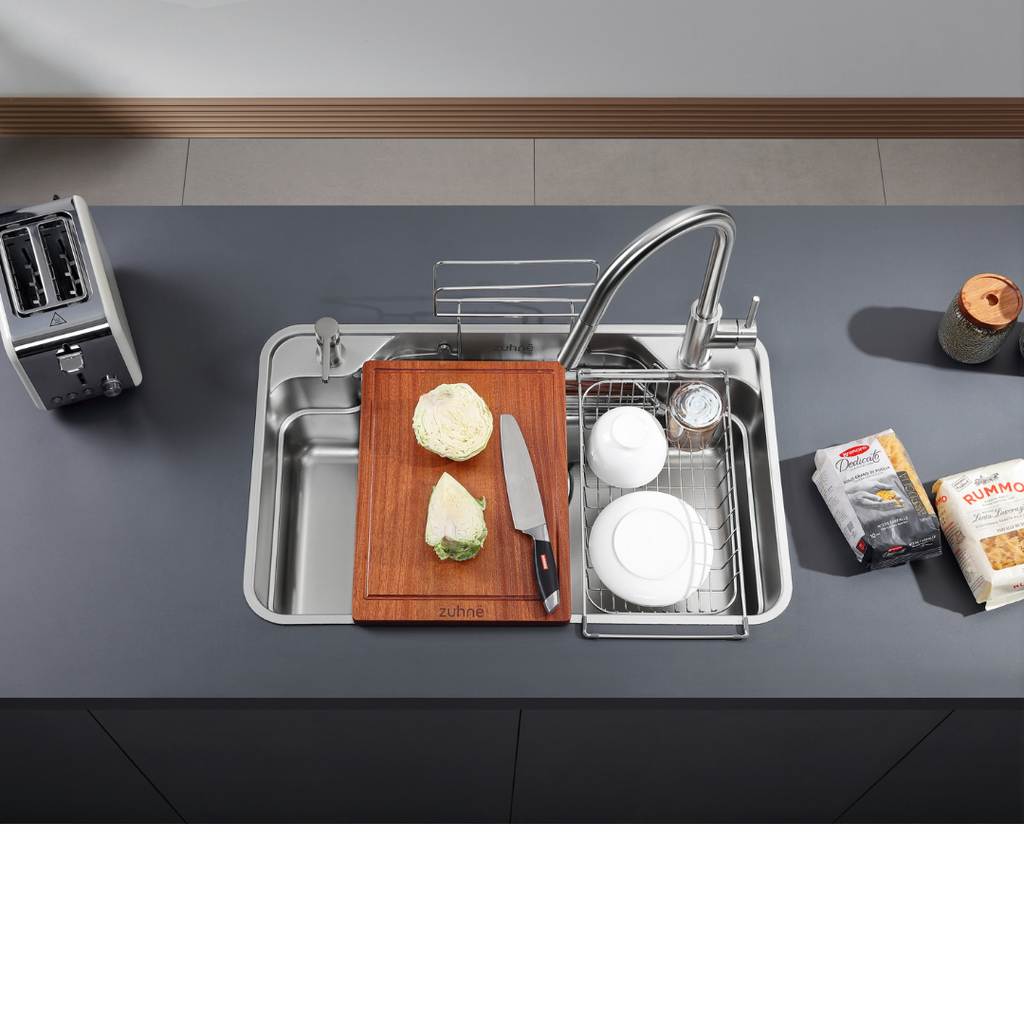 Get the Bundle Deal: Sakura 76cm Flush Mount Sink | Nio Faucet + Get the Bundle Deal: Sakura 76cm Flush Mount Sink | Nio Faucet +