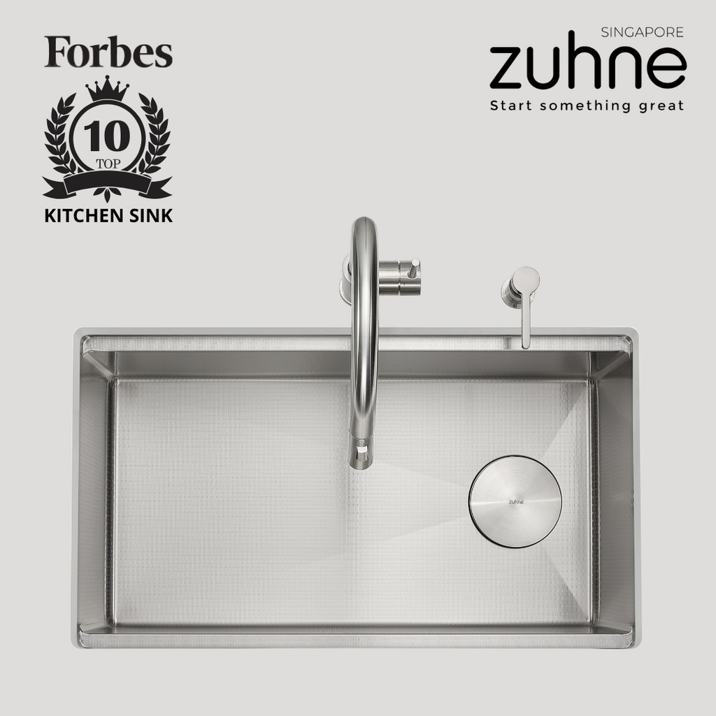 Neste 78cm 316 Single Bowl Stainless Steel Workstation Sink | Zuhne SG Neste 78cm 316 Single Bowl Stainless Steel Workstation Sink | Zuhne SG