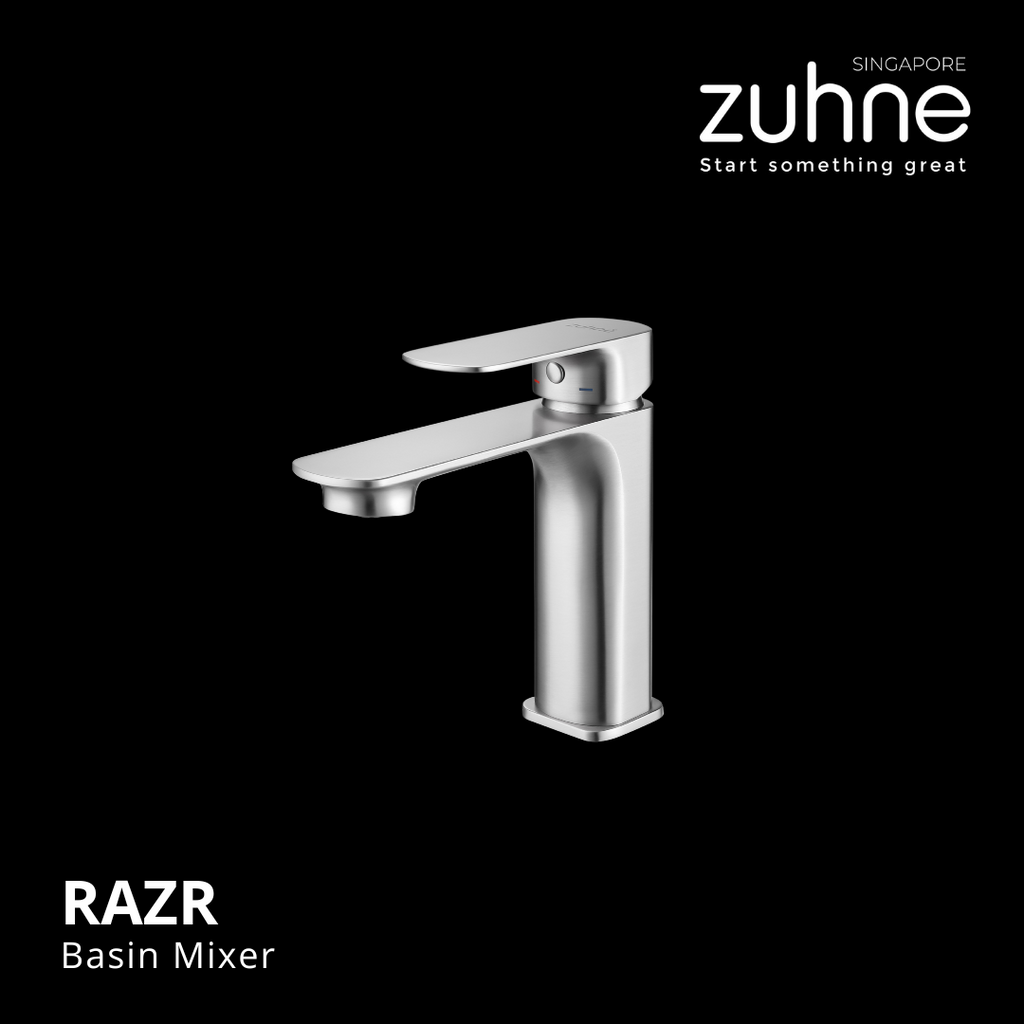 RAZR Single Lever Bathroom Basin Mixer Faucet for Undermount Bath Sink