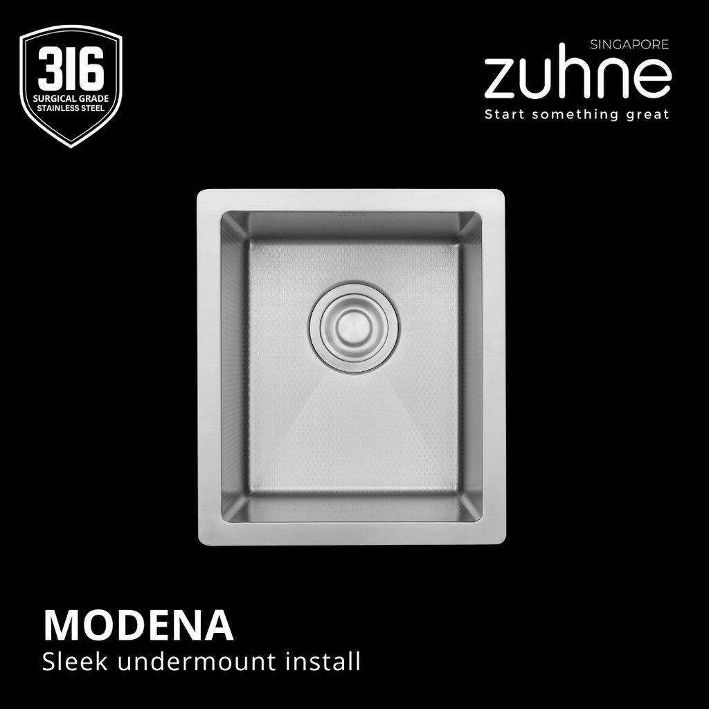 Modena V3 15x17 Bar or Prep Sink | 16-Gauge Stainless Steel