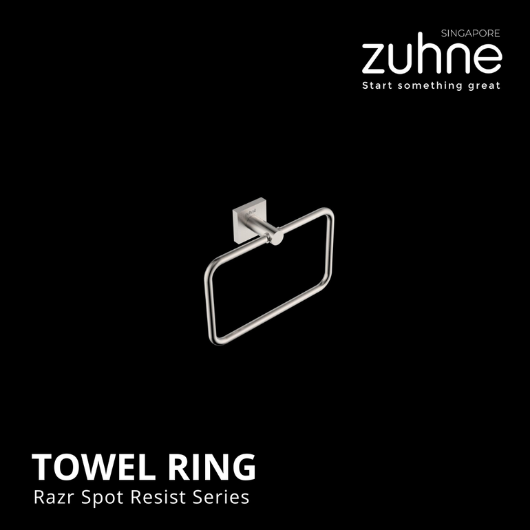 Buy RAZR Rectangular Towel Ring | Spot-Resist Matte Stainless Steel Finish