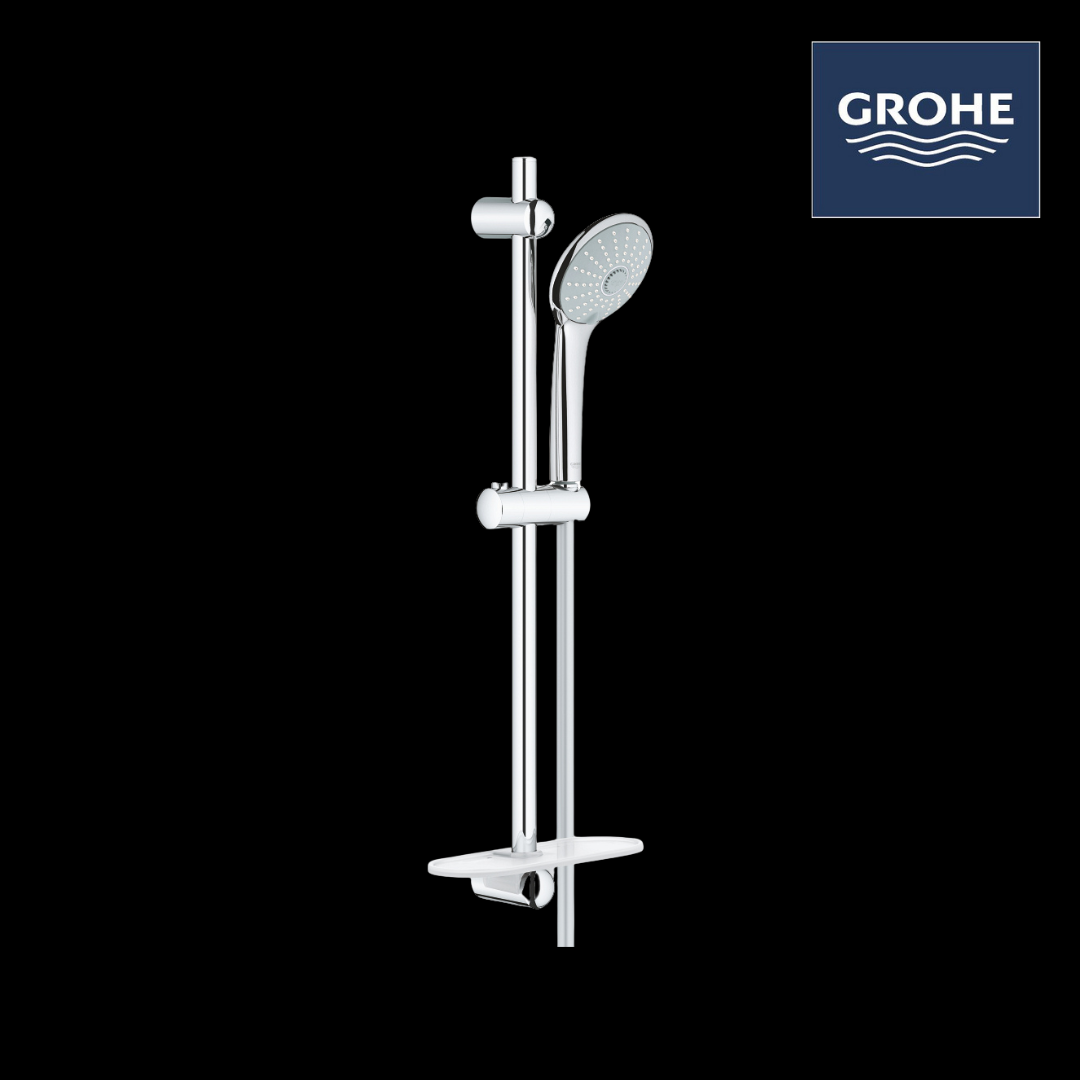 GROHE Euphoria 110 Massage Shower Rail Set 3 Sprays, Chrome Finish