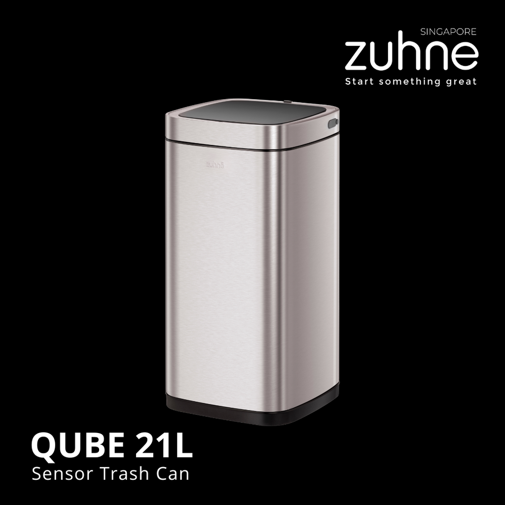 Buy Qube 21L Stainless Steel Touchless Trash Bin with Motion Sensor