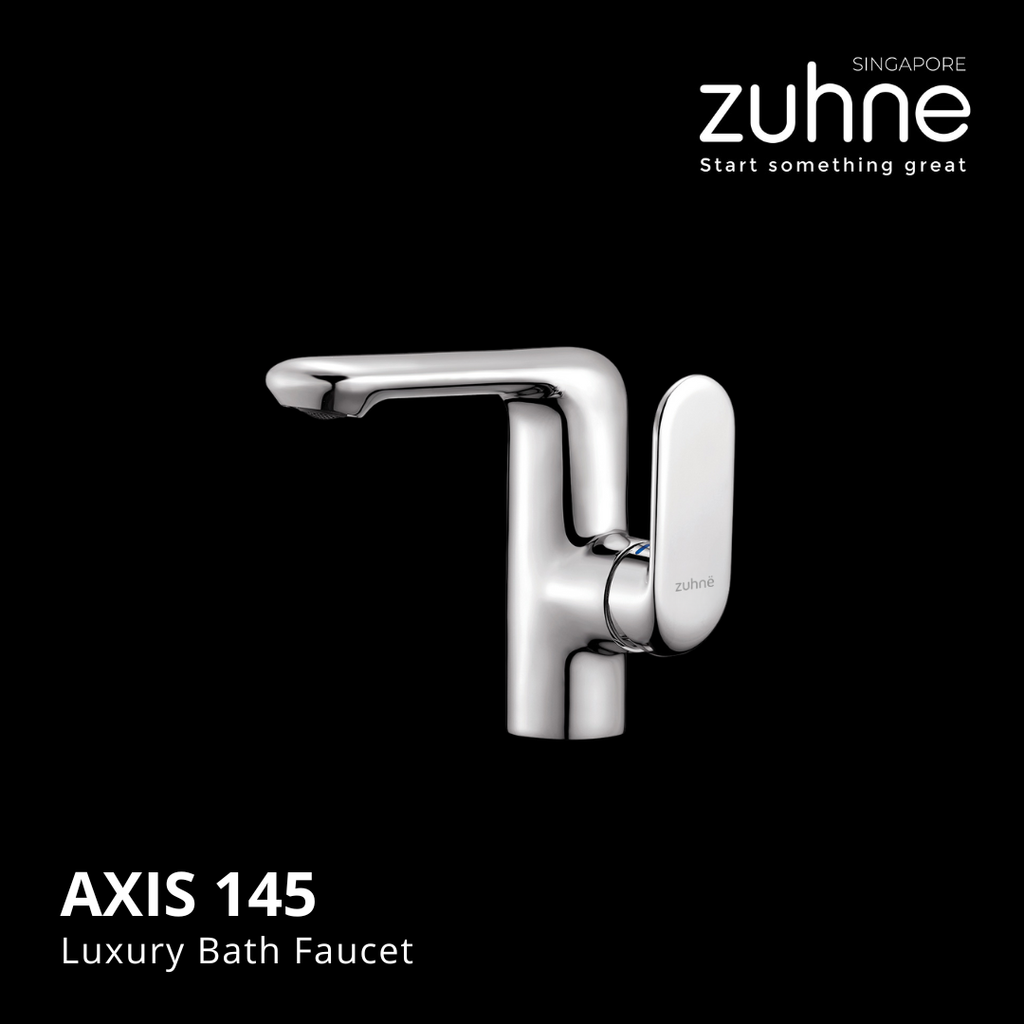 bechan Axis Bath Basin Mixer Faucet — Made in Korea | Side-Handle, LustraChro