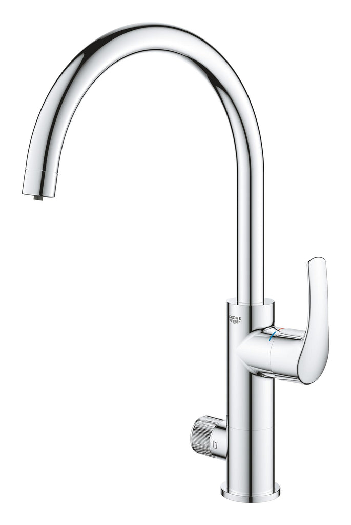 GROHE Blue Pure Eurosmart Single-Lever Kitchen Sink Mixer and Filter S ...