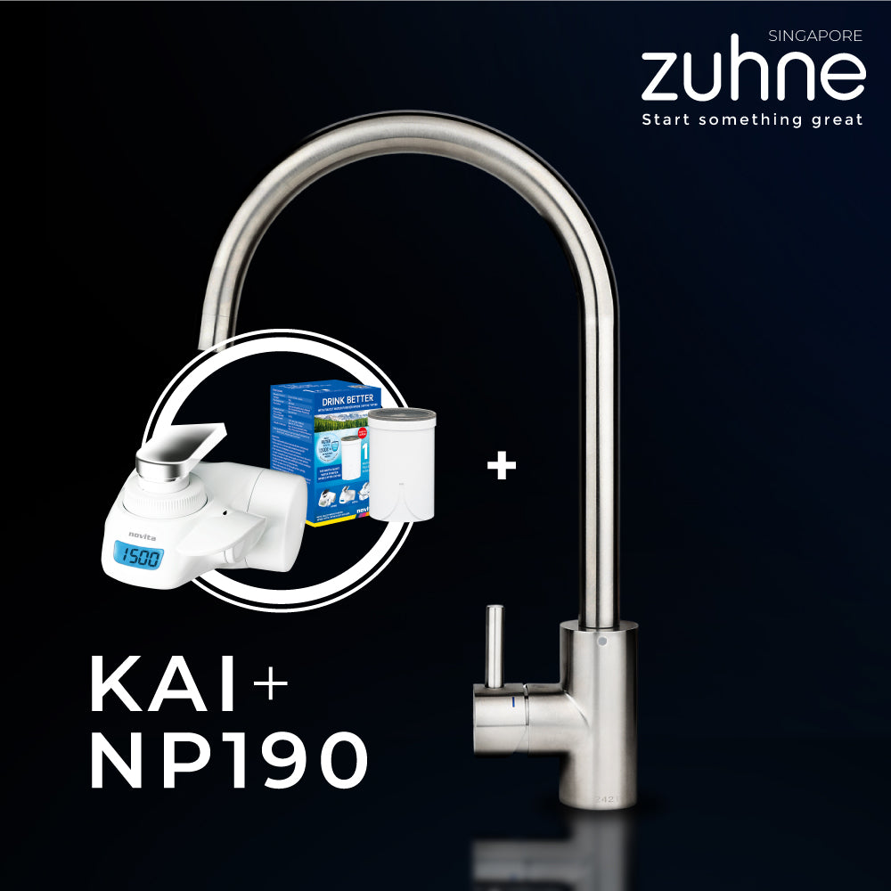 Buy Novita NP190 Water Purifier & Kai Kitchen Faucet Bundle