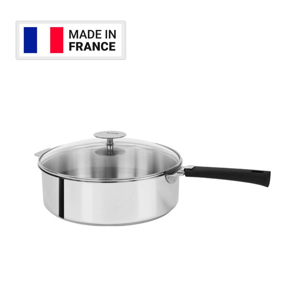 CRISTEL Stainless Steel Cookware Pots Frying Sauce Saute Pans